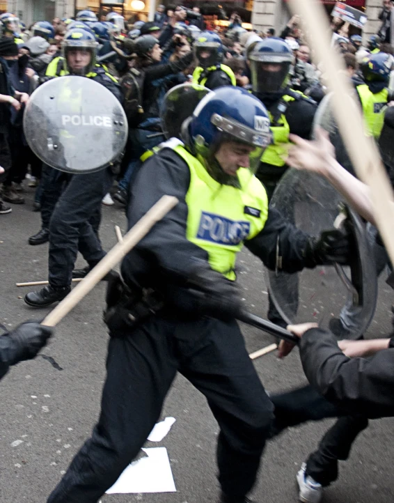 an image of police on the street with police