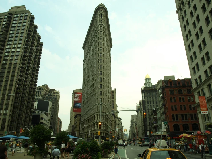 a large clock tower in a city