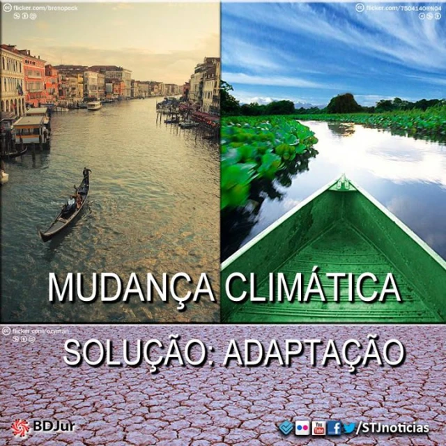 the cover of mudanca almaticaca shows water, a small boat, and green boats
