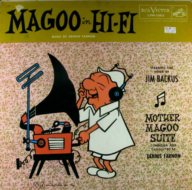 the cover of mago is h - fi featuring an old - time radio