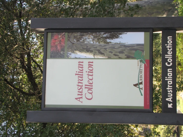 sign in australia with words written underneath the po