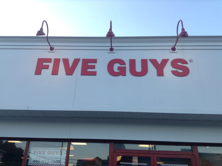 five guys in los angeles, california