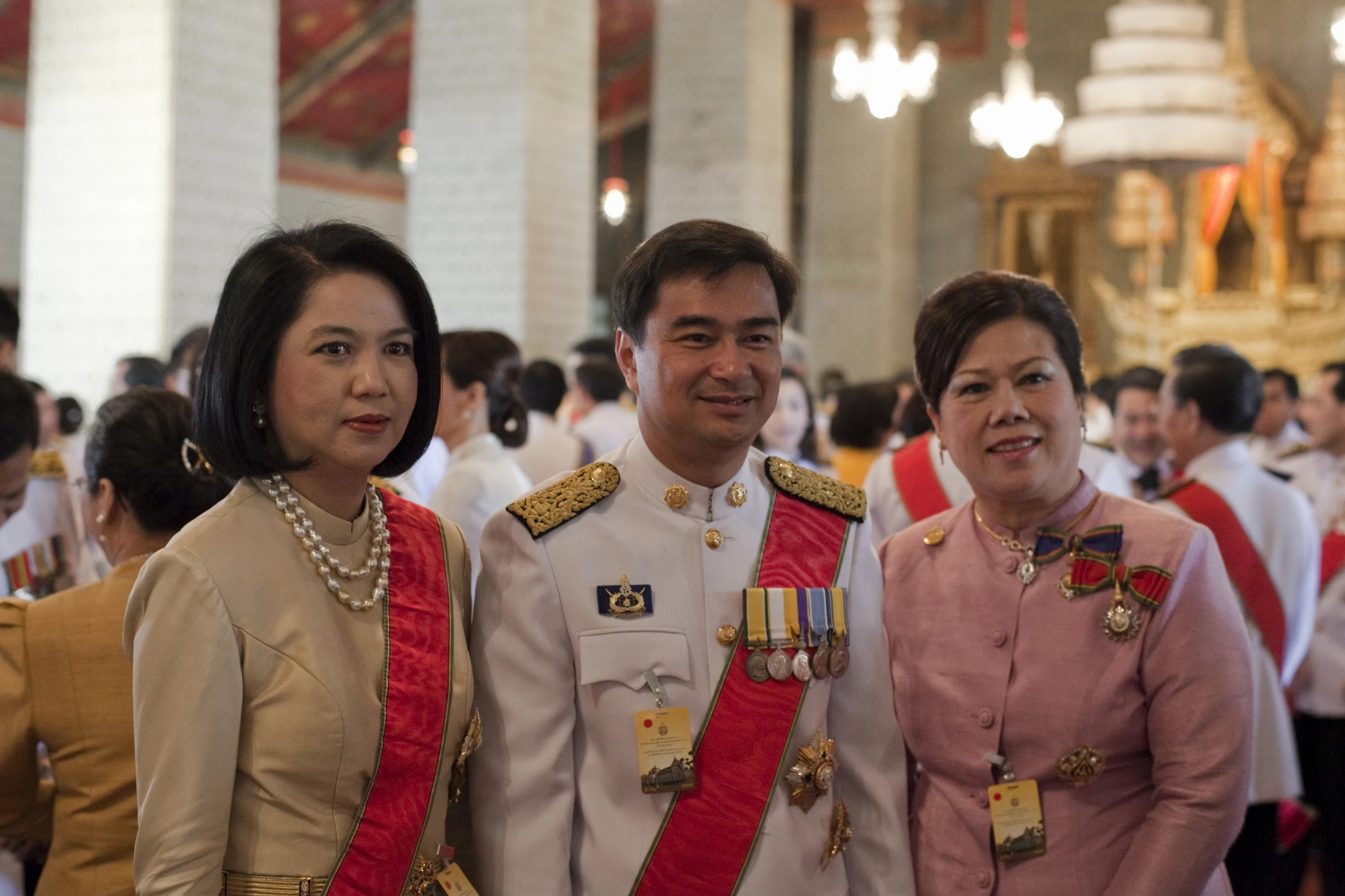 a group of people standing together in uniform