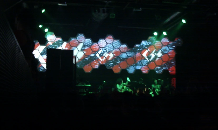 concert lights and bright colors lit up the stage