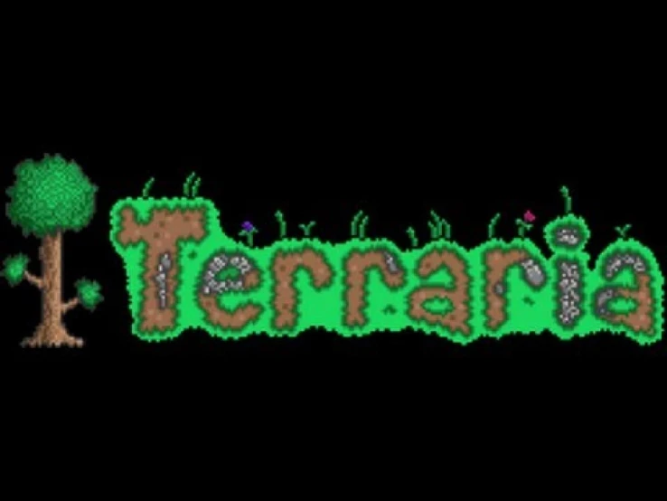 the word terrara on an old computer game