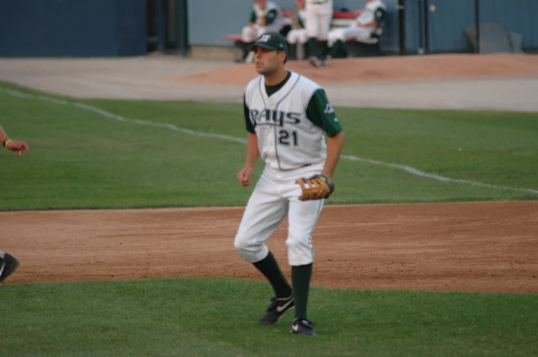 the man is ready to bat in the baseball game