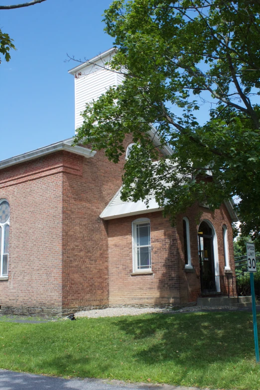 an older church in a small city