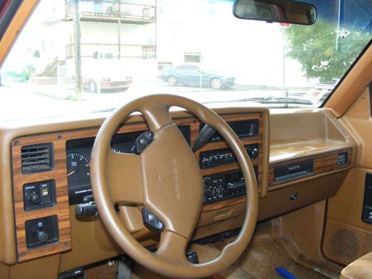 inside view of a dashboard and control panel in an suv