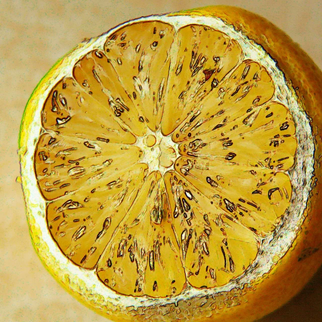 a close up po of an orange fruit on the ground