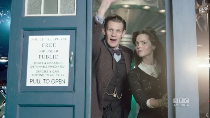 the doctor and his wife are coming out of the tardish