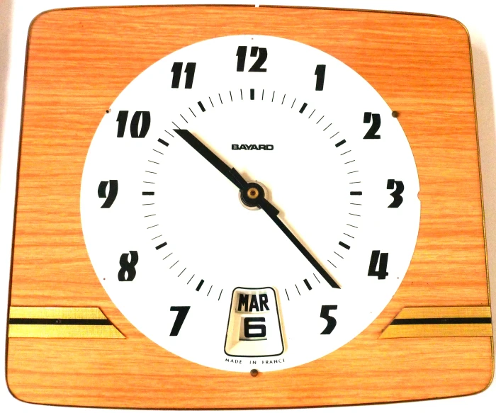 an old style clock is very close to it's current time