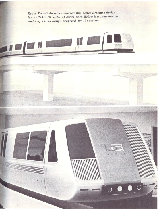 two diagrams for a high speed train