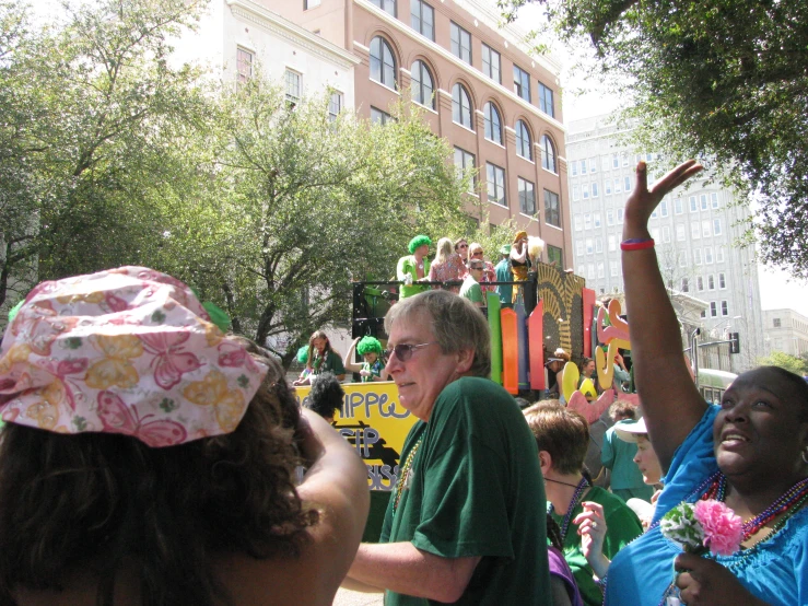 an image of people in parade setting