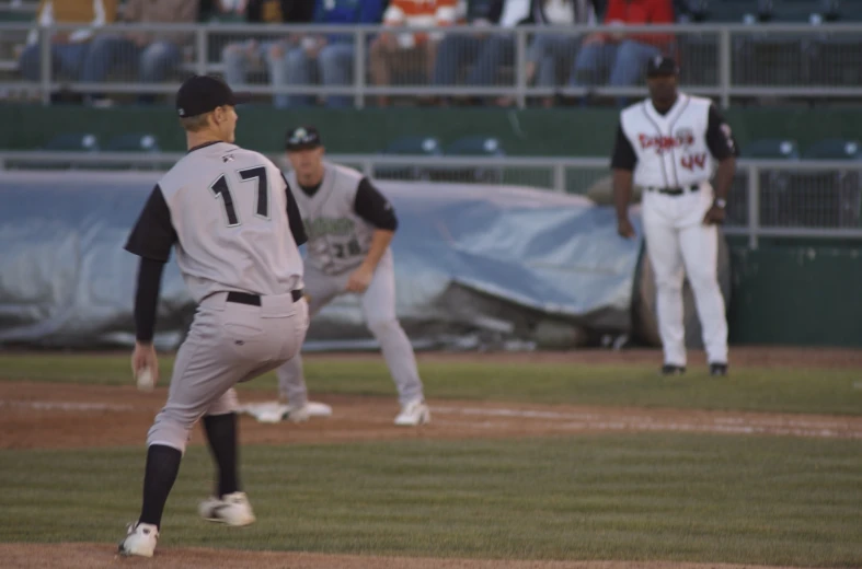 a man is preparing to pitch a baseball