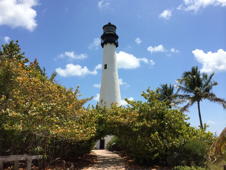 the light house looks out over the land