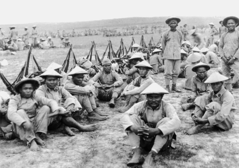 a group of men with some guns