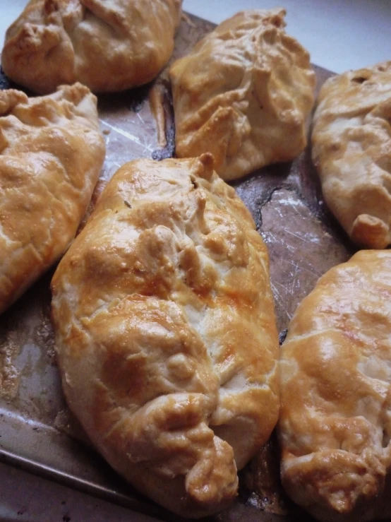 biscuits are kept on a tray in a pile