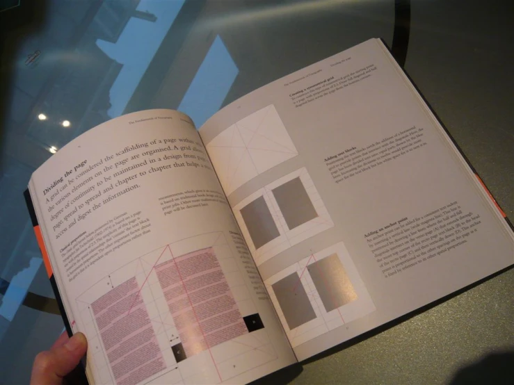 a book that has a design inside of it