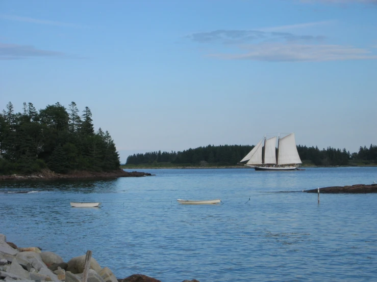 an image of a sail boat on the water