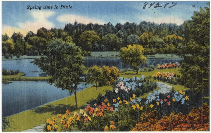 spring time in dixie from the 1909 catalog