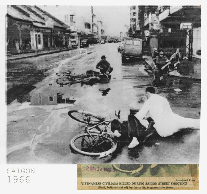 a old po shows people playing with their bicycles