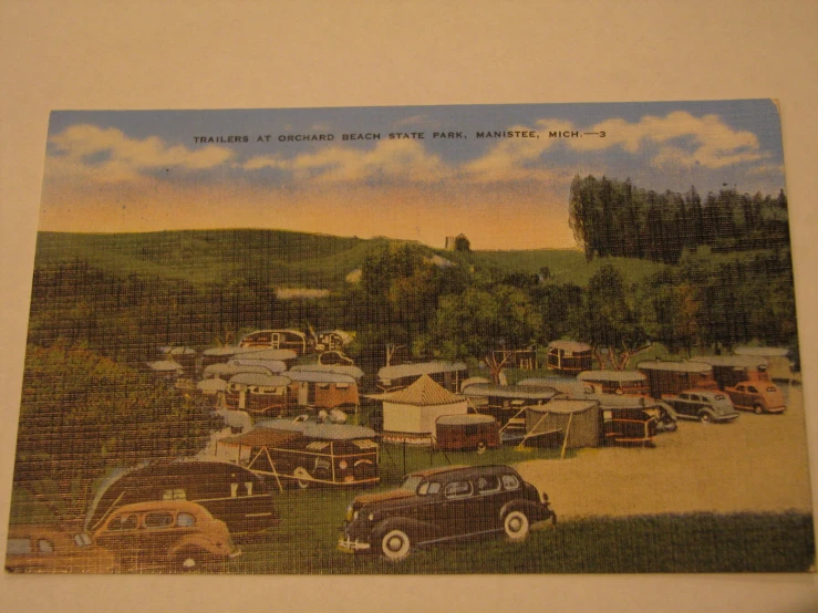 an image of a home and a car on a card