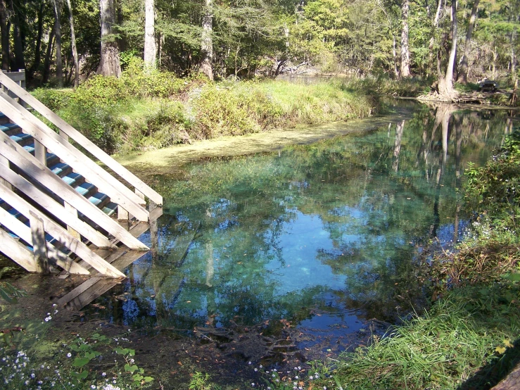 there is a bridge that crosses a body of water