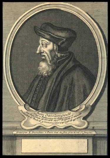 an engraved portrait of a man