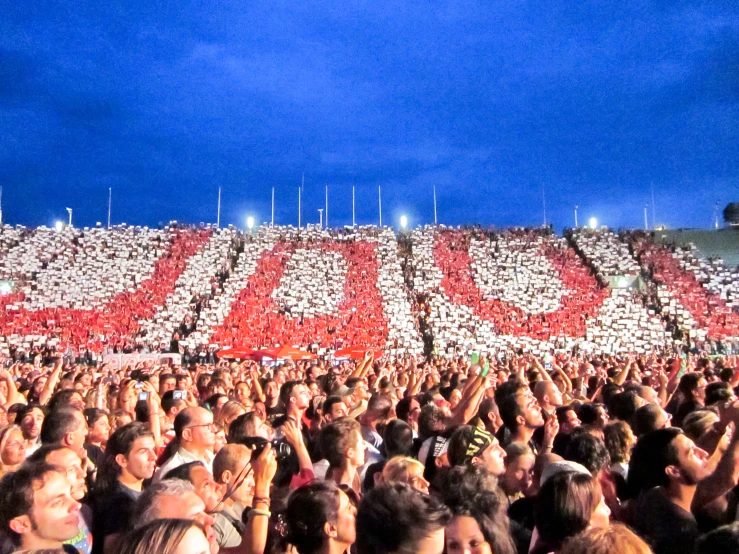 a large crowd of people at a concert