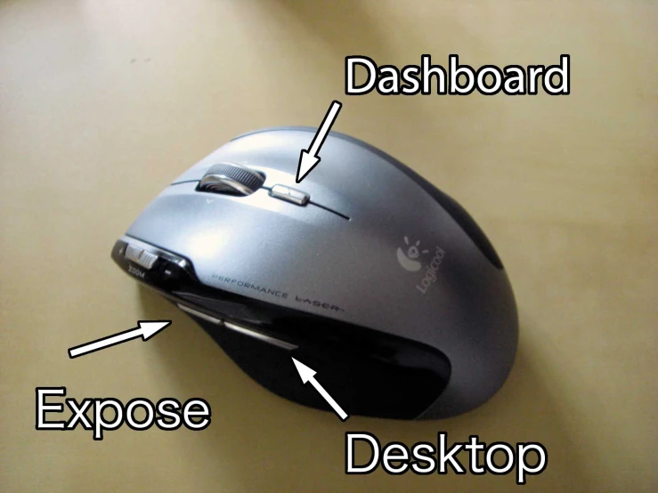 a computer mouse sitting on top of a table