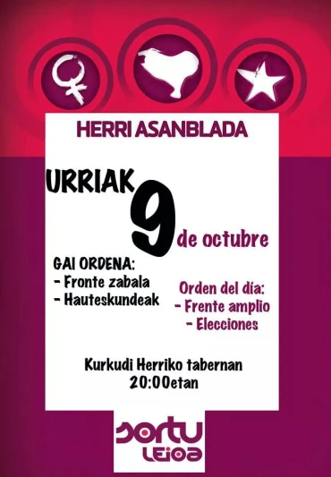 an advertit for the upcoming event called urriak 9