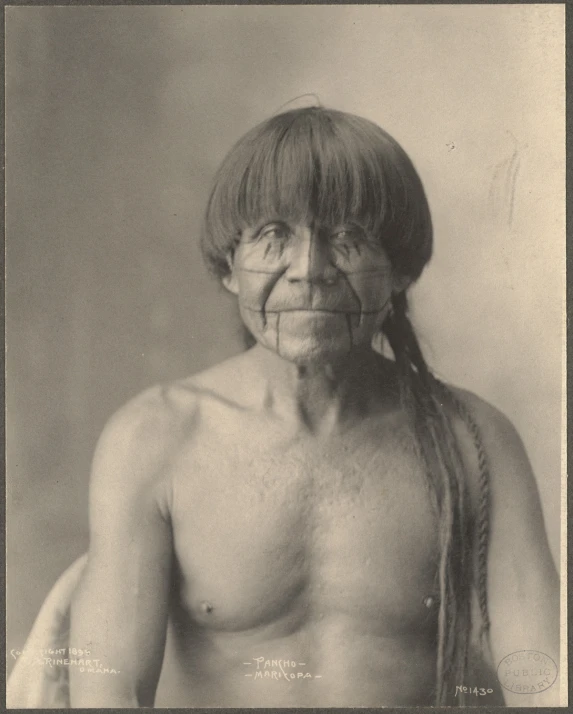 an old po of an native american woman