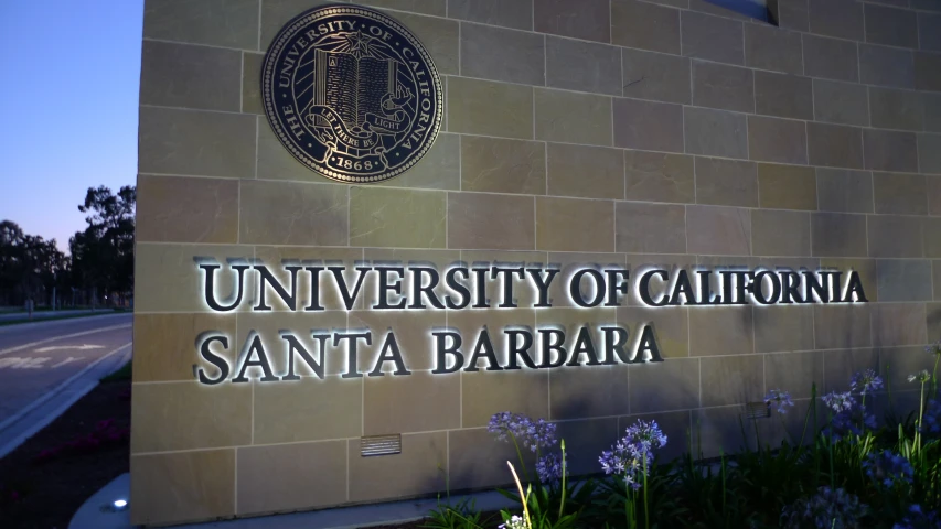 the name of an university of california in large letters