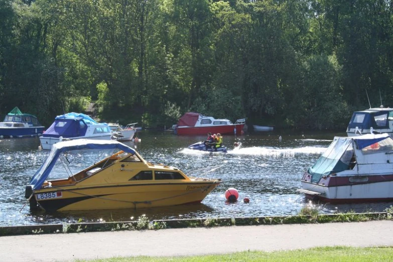 a bunch of boats that are in the water