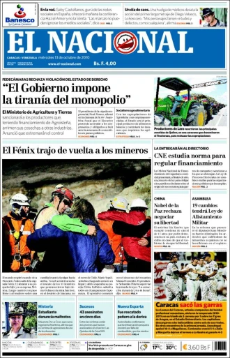 the spanish newspaper el nacional
