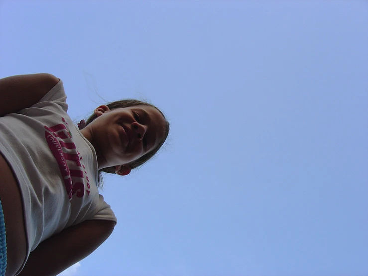 a person flying a kite with a sky in the background