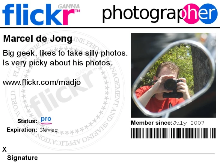 an advertit for flickr is shown on the page