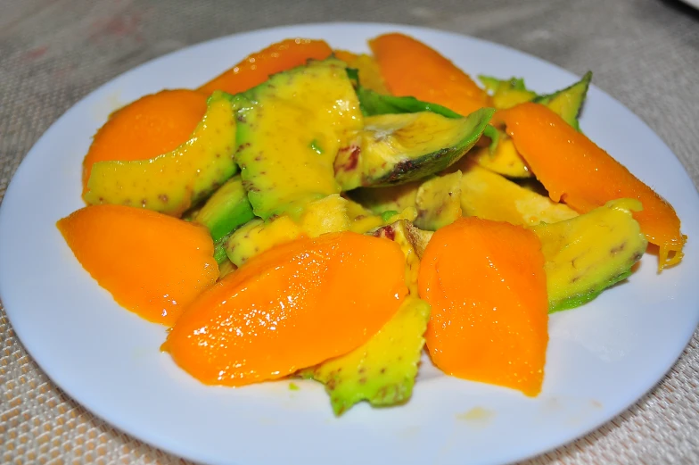 a close up of a plate with a piece of food on it