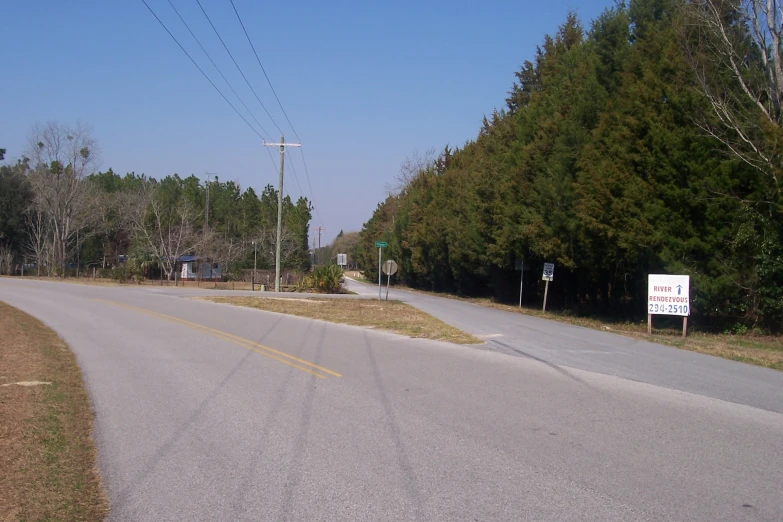 this is an image of a street sign at the corner