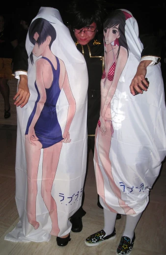 two people in costume standing next to each other