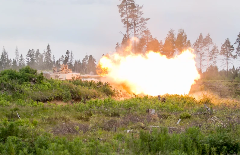 an air traffic fire at the edge of a field