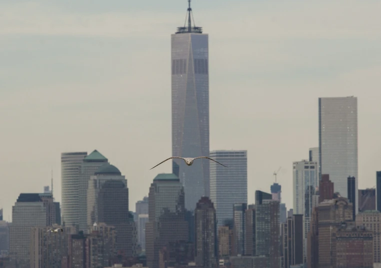 a large building that is in the middle of a big city