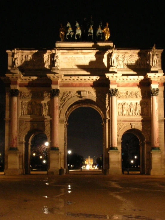 the gate to the entrance to an important monument