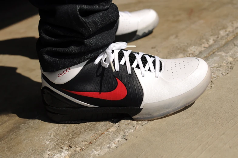 shoes on the floor of a court