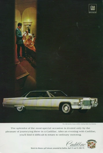 an advertit for the new cadillac