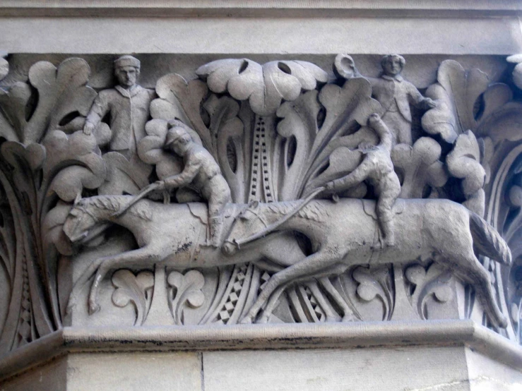 this is an image of an architectural carving