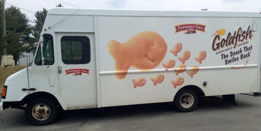 a truck that is parked on the street