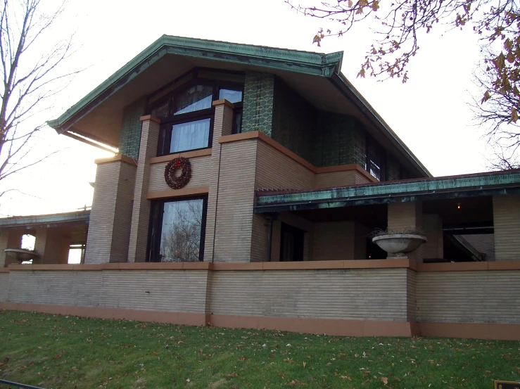 this is an image of a home with a front porch