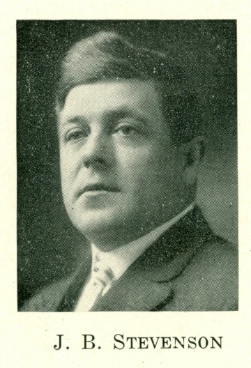 j p stevens is pictured in an old po
