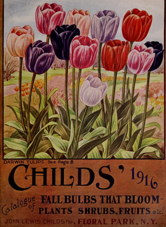 a sign depicting the name of children's garden